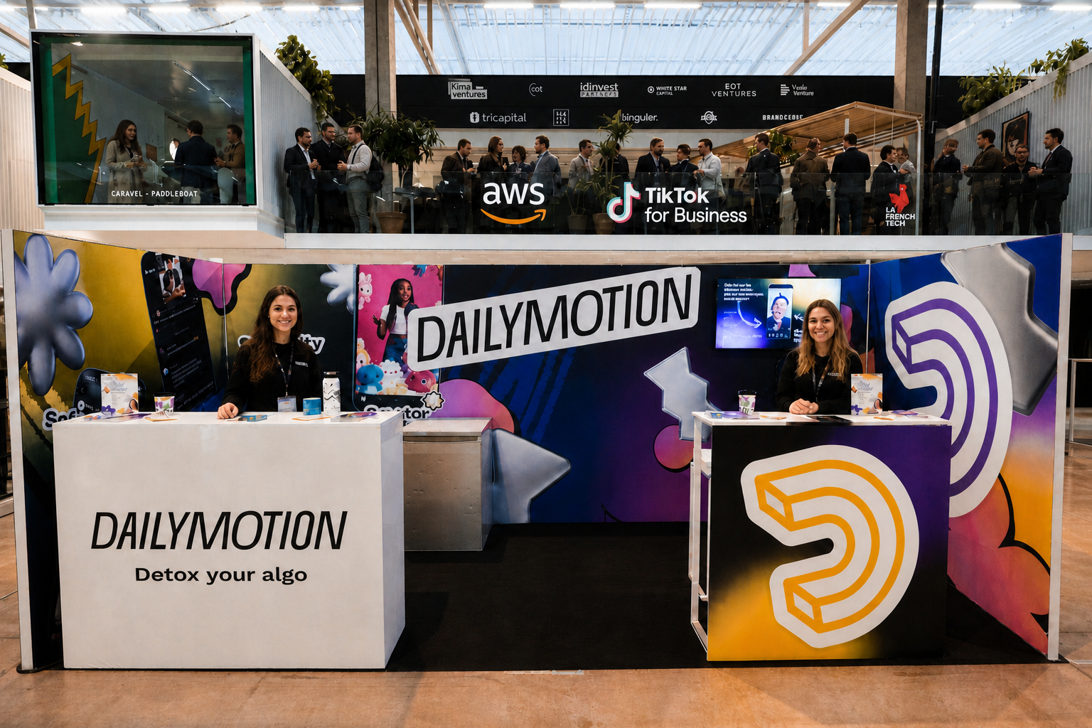 Dailymotion exhibitor booth